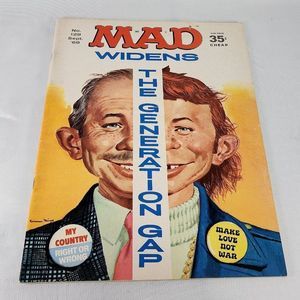 Mad‎ Magazine Issue #129 September 1969 Widens The Generational Gap Norman Mingo
